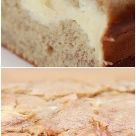 Cream Cheese Filled Banana Bread