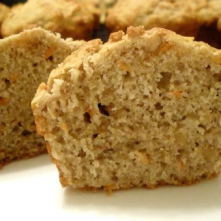quickbread - Multi-Grain Carrot Walnut Muffins