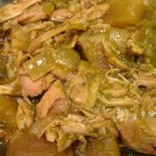 Salsa Verde Chicken Tacos in the Crockpot