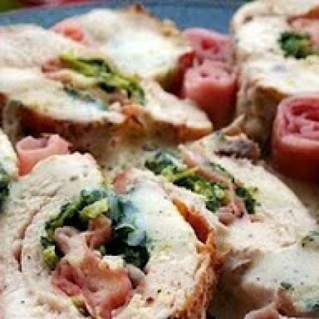 PECHUGA RELLENA DE ESPINACAS Y JAMON SERRANO