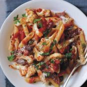 Cauliflower Penne Puttanesca
