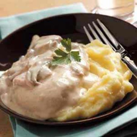 Chicken with Mushroom Gravy