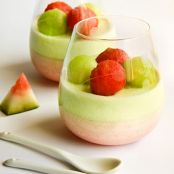 Honeydew & Watermelon Mousse