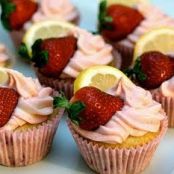 Strawberry Lemonade Cupcakes