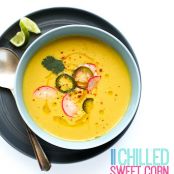 Chilled Sweet Corn & Cauliflower Bisque