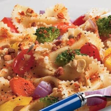 Supreme Pasta Salad with Toppins