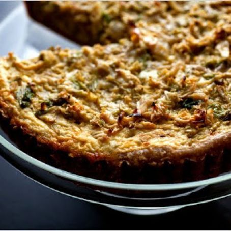 CABBAGE & CARAMELIZED ONION TART