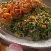 Shrimp and Corn Salad with Herb Lime Dressing