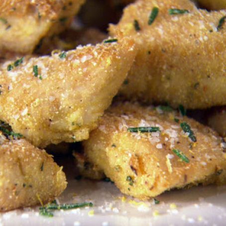 Crispy Chicken with Rosemary-Lemon Salt