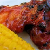 Barbeque Chicken Thighs on the Grill