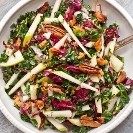Kale, Apple and Pancetta Salad