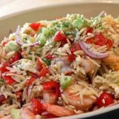 Mediterranean Shrimp and Orzo Salad