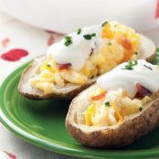 Bacon & Egg Potato Skins