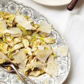 Raw Artichoke, Celery, and Parmesan Salad