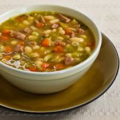 White Bean Soup with Ham and Rosemary