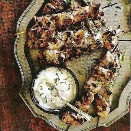 Buttermilk-Garlic Chicken Kebabs