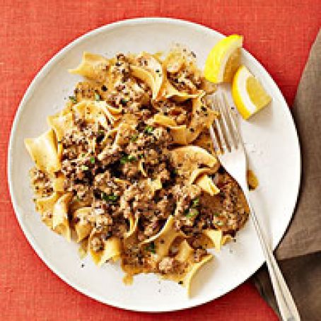 Lemon & Thyme Beef Stroganoff