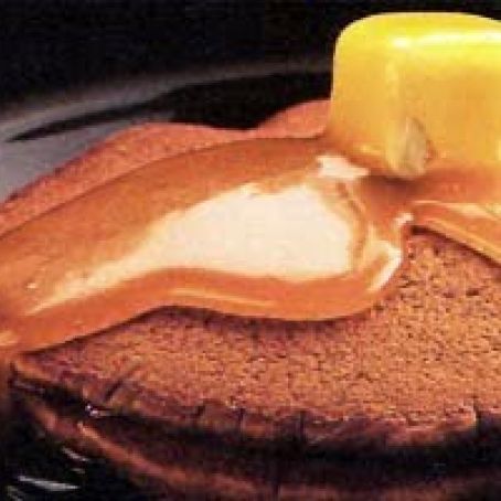 Ginger Pancakes with Lemon Sauce