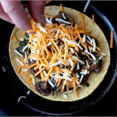 MUSHROOM & CHEESE QUESADILLAS