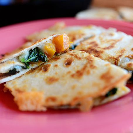 Quesadillas: Butternut Squash & Kale  - Pioneer Woman