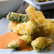 Baked Zucchini Fries  with Dipping Sauce
