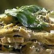 Chicken, Mushroom and Spinach Alfredo Lasagna