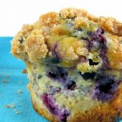 Blueberry Muffins with Crumb Topping