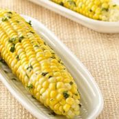 Grilled Corn on the Cob with Herb Butter