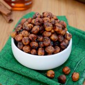 Honey Cinnamon Roasted Chickpeas