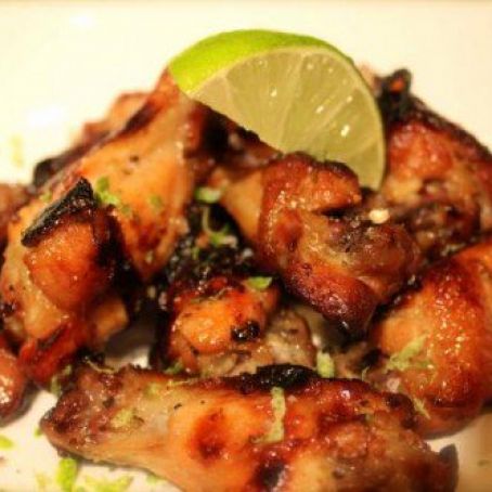 Baked Cilantro Lime Chicken Wings