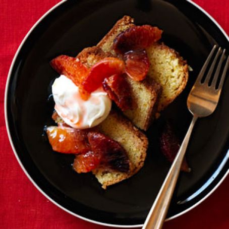 Olive Oil Cake With Vanilla Oranges