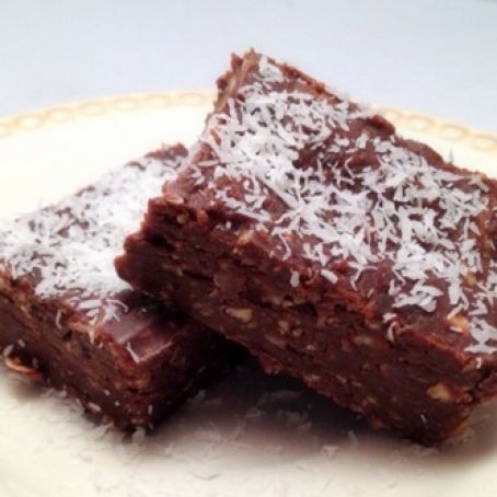 No Bake Chocolate Coconut Dream Bars