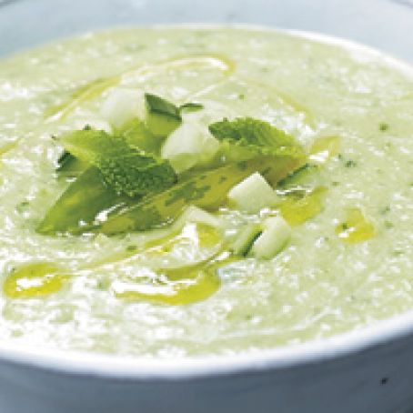 Tangy Green Zebra Gazpacho