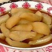 Honey-Marinated Pears: Marinovanniye Grushi s Myodom