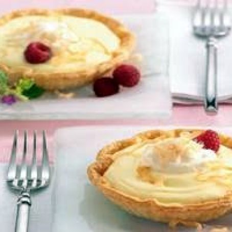 Coconut-Lemon Cream Tartlets