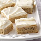 Frosted Banana Bars -Taste of Home