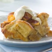Creamy PHILLY Maple Bread Pudding