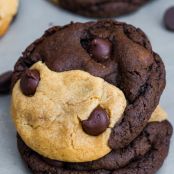 Soft-Baked Peanut Butter Chocolate Swirl Cookies