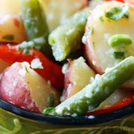 Potato-Green Bean Salad with Lemon and Basil