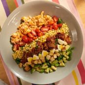 BBQ Salmon Cobb Salad