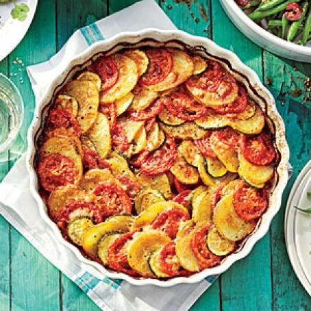 Zucchini-Potato Casserole