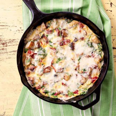 BACON AND POTATO FRITTATA