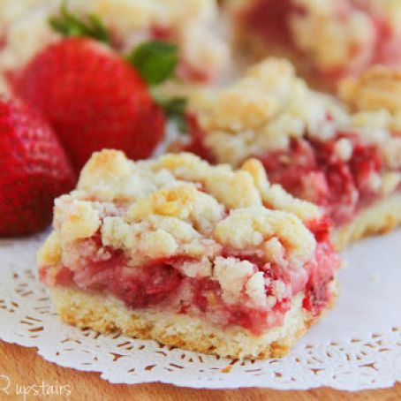 Strawberry Crumb Bars