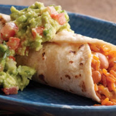 Beef and Rice Burritos