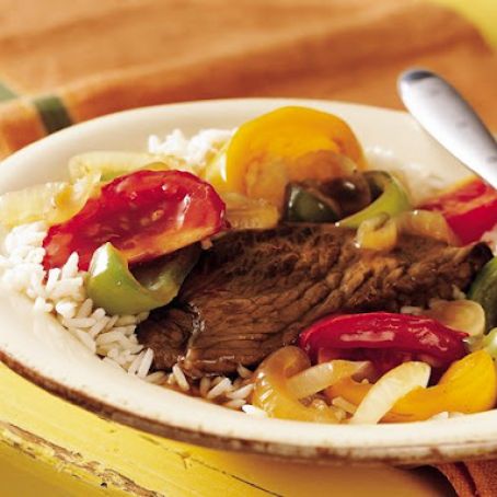 Slow Cooker Pepper Steak II