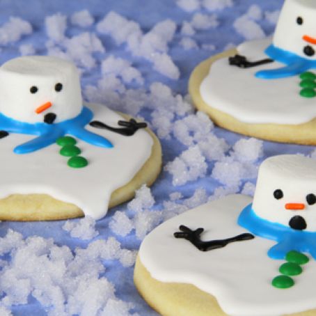 Melting Snowman Cookies