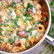 Creamy Spinach & Sausage Pasta