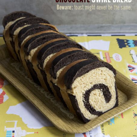 Chocolate Peanut Butter Swirl Bread
