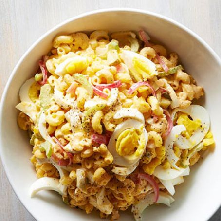 Deviled Egg Macaroni Salad