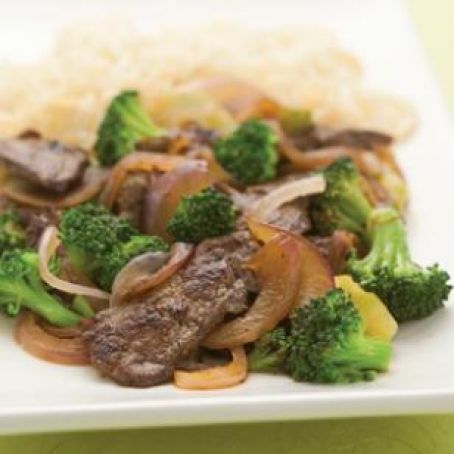 Stir-Fried Chile Beef and Broccoli